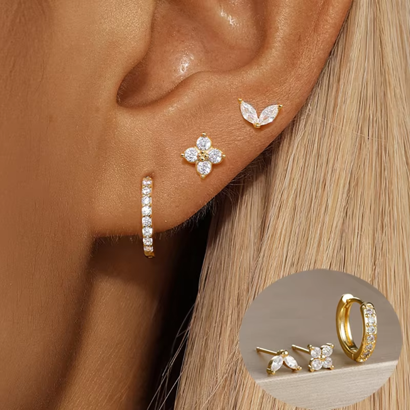 Set de pendientes Dhalia - Mi tienda 2