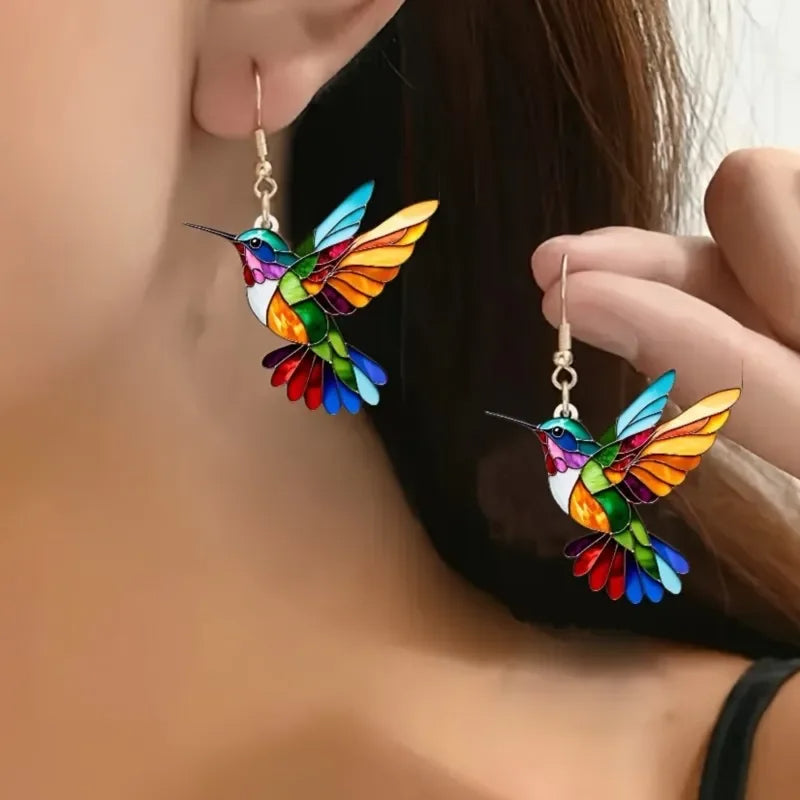 Pendientes Colibríes de Colores - Mi tienda 2