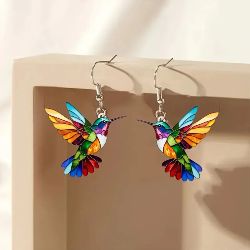 Pendientes Colibríes de Colores - Mi tienda 2