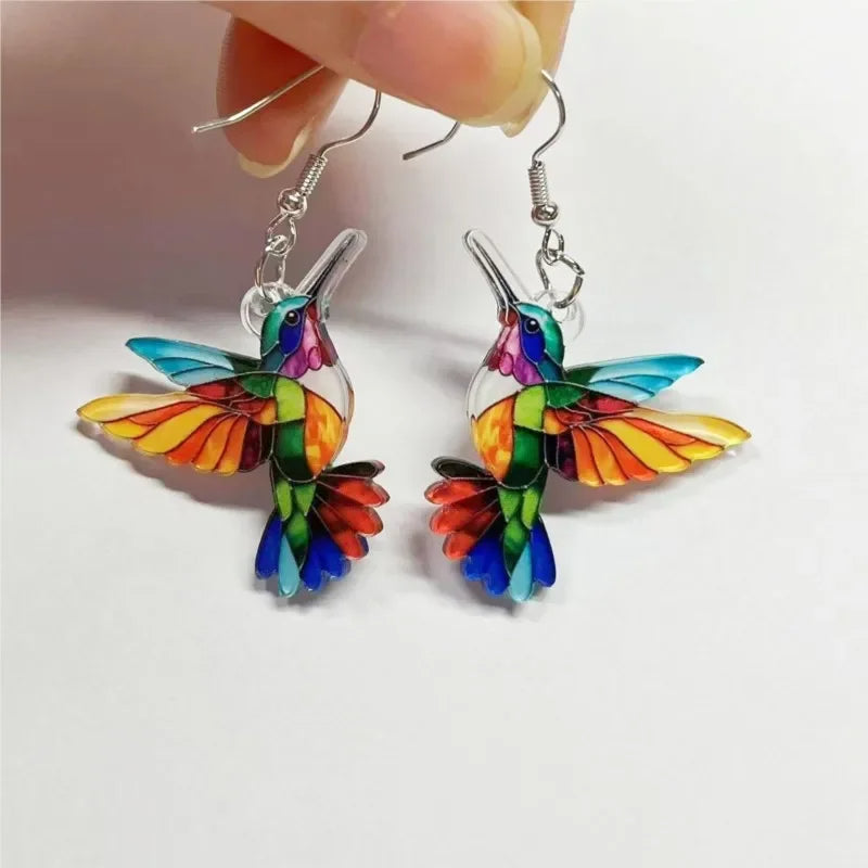 Pendientes Colibríes de Colores - Mi tienda 2