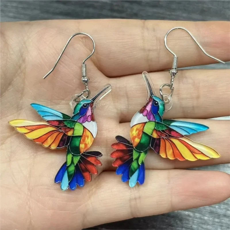 Pendientes Colibríes de Colores - Mi tienda 2