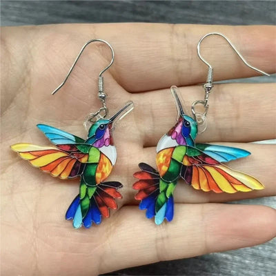 Pendientes Colibríes de Colores - Mi tienda 2