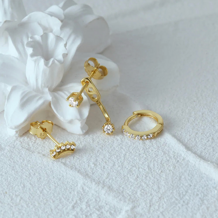 Set Pendientes Alina