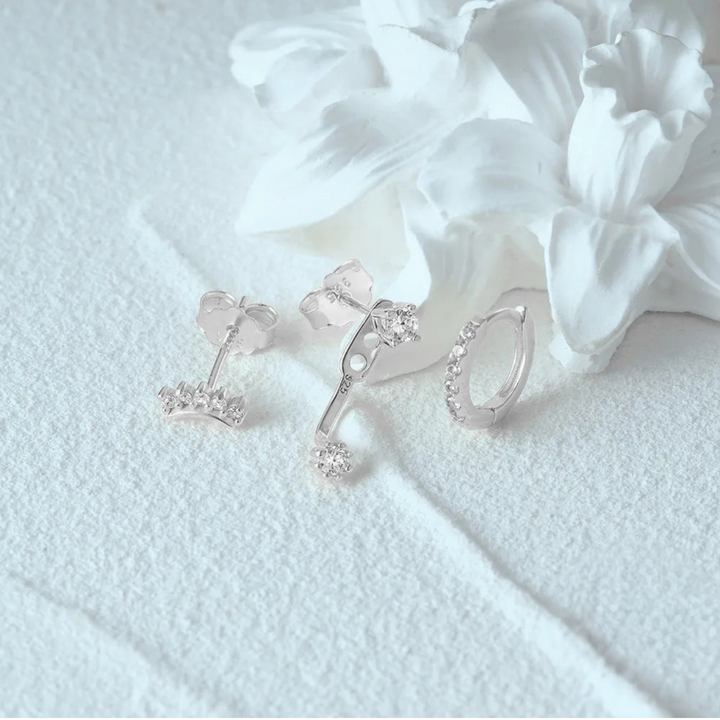 Set Pendientes Alina